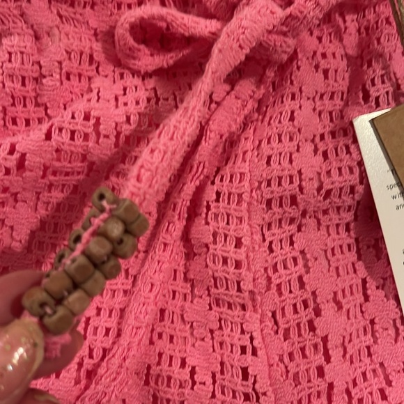 BNWT ๐ SURF GYPSY Crochet Cargo beach Pant in Hot Pink ๐โโ๏ธ - Picture 6 of 13
